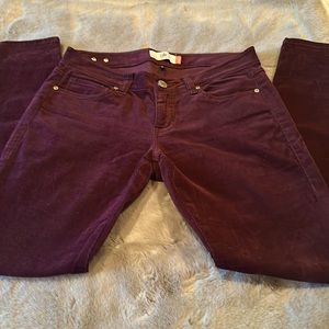 Excellent condition CAbi skinny cords. Beautiful burgundy color.